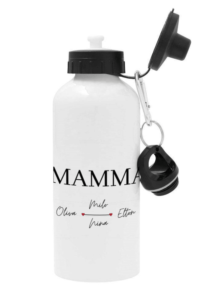 Personlig vattenflaska med namn - Mamma