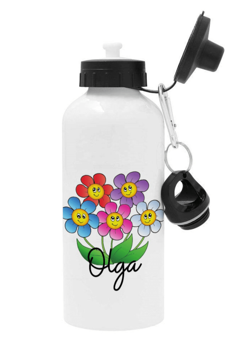Personlig vattenflaska med namn - Fröken present