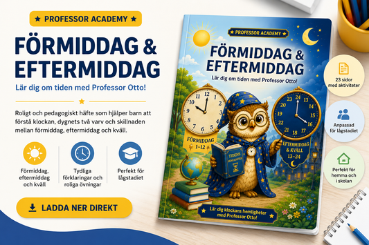 Aktivitetsbok – Förmiddag & Eftermiddag med Professor Otto