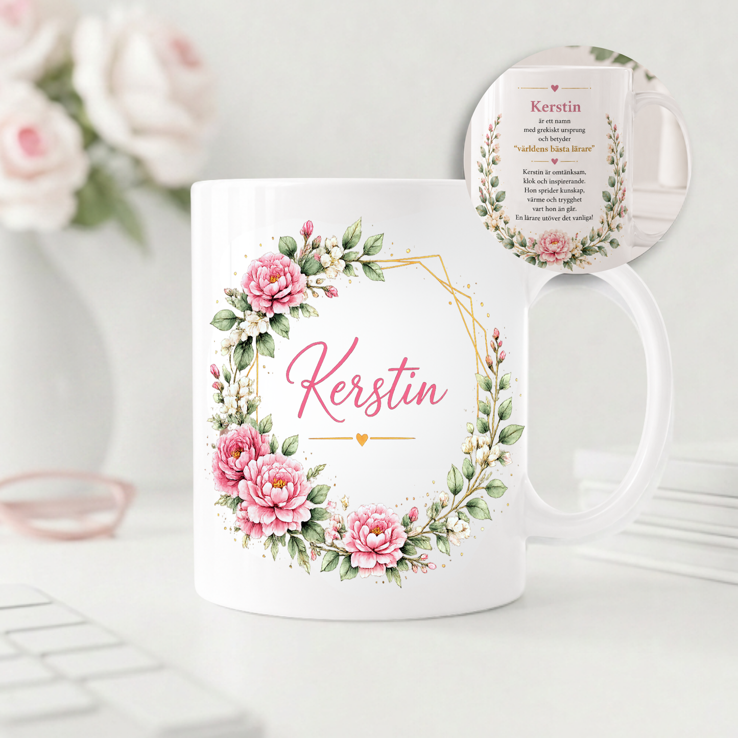 Personlig namnmugg dam – Vad betyder ditt namn