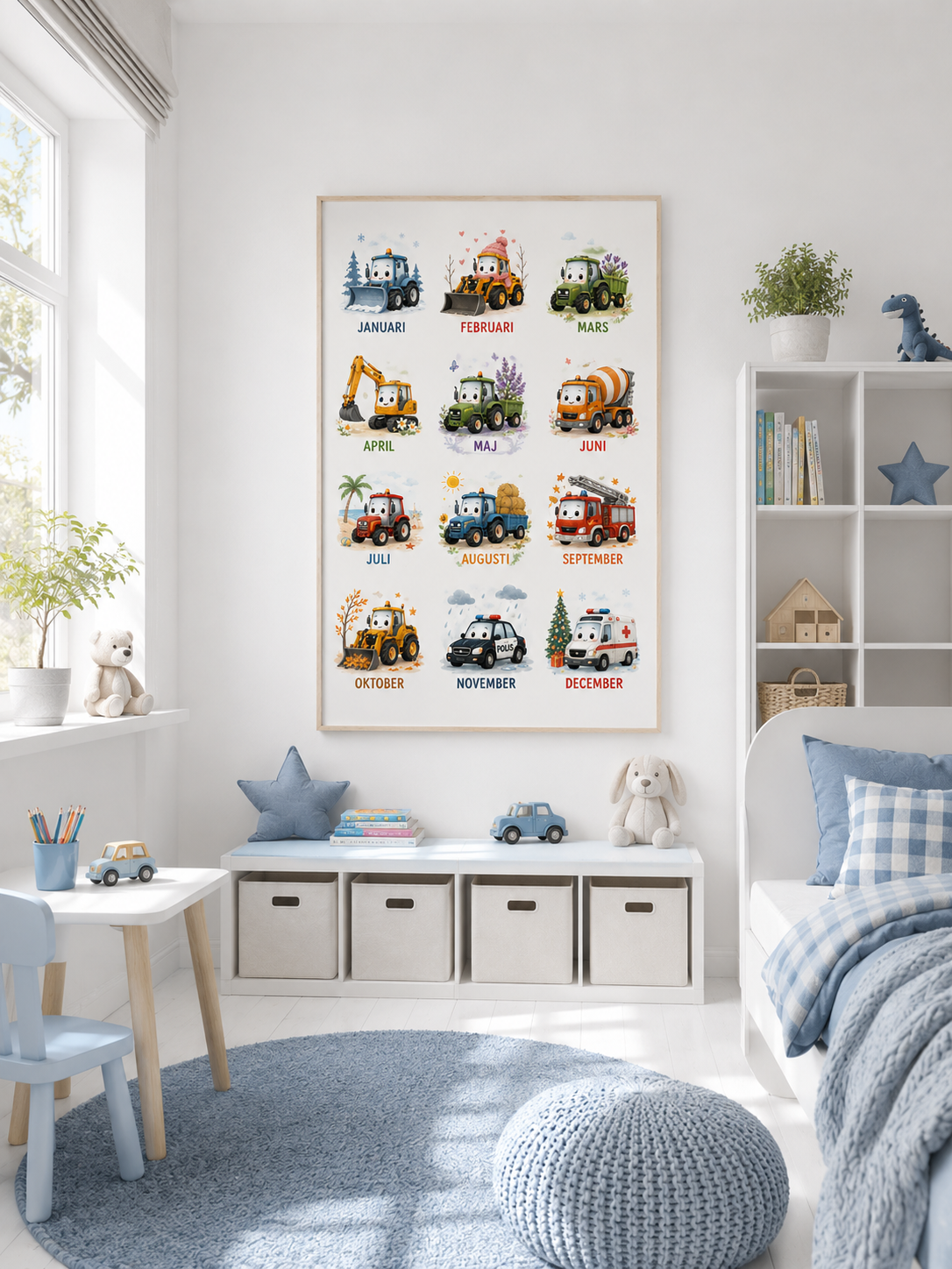 Personalisierte Kinderbilder – Poster fürs Kinderzimmer – Kinderposter – Astronaut