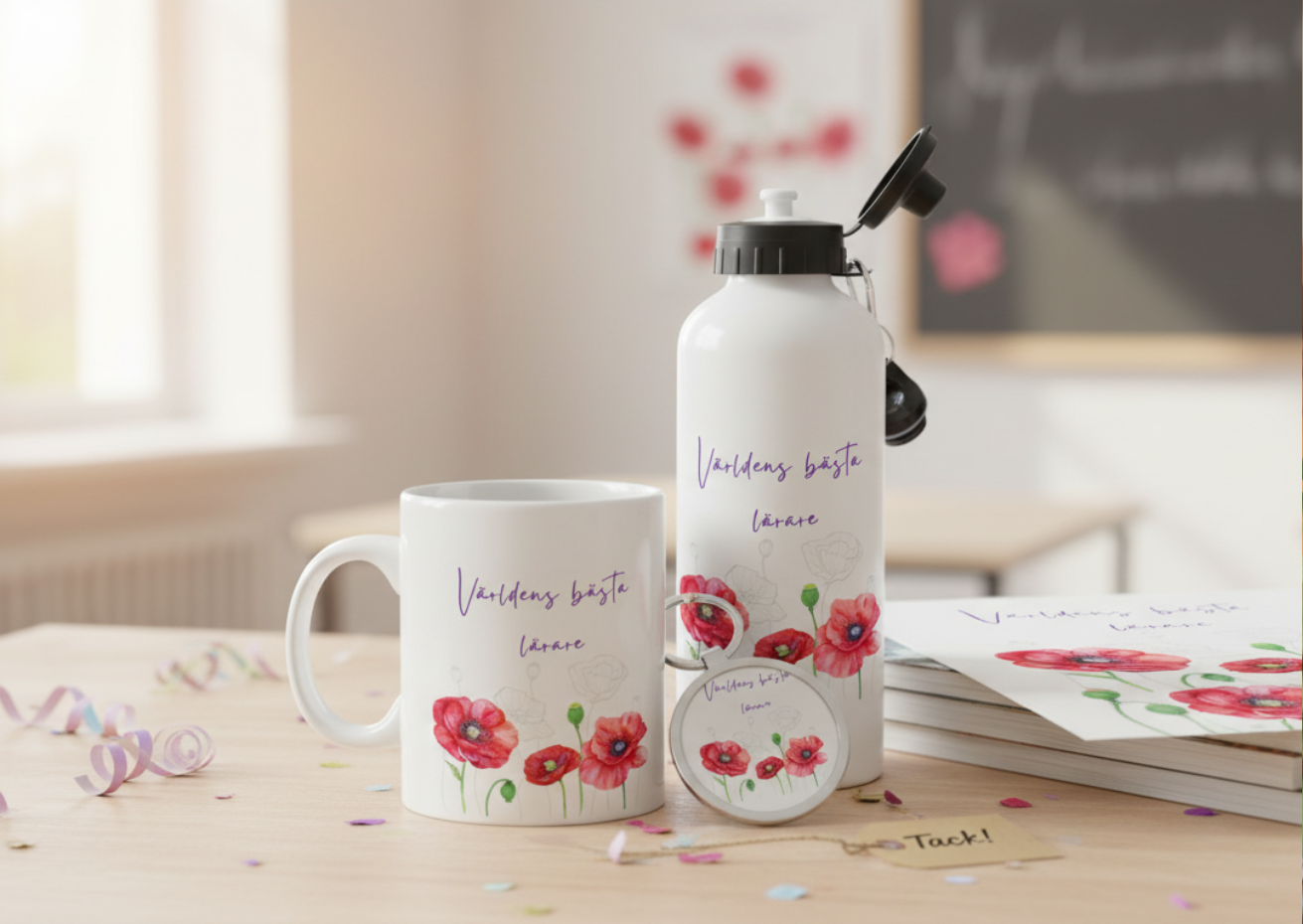 Tack för allt – personlig skolavslutningspresent till lärare - DalaStil