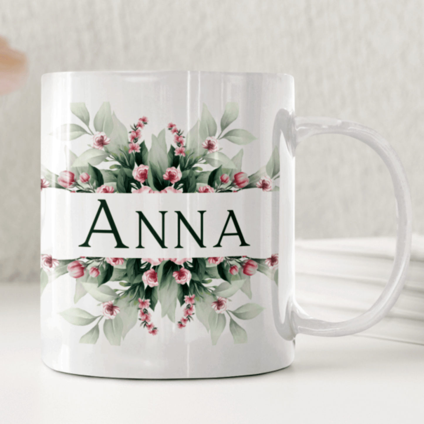 Blommor - Personlig mugg