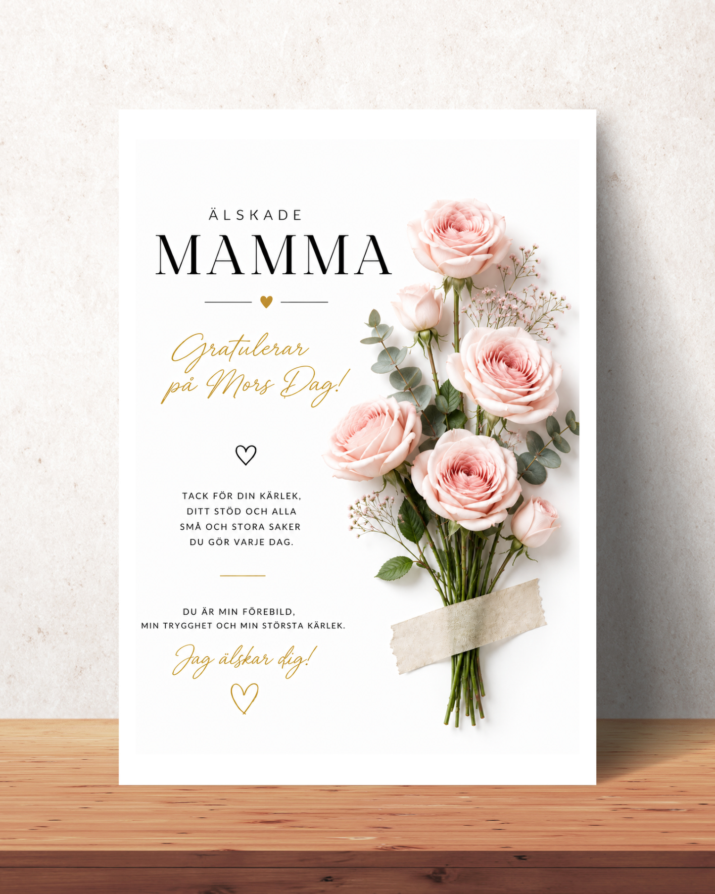 Personalized Mother's Day Poster - Custom and Memorable