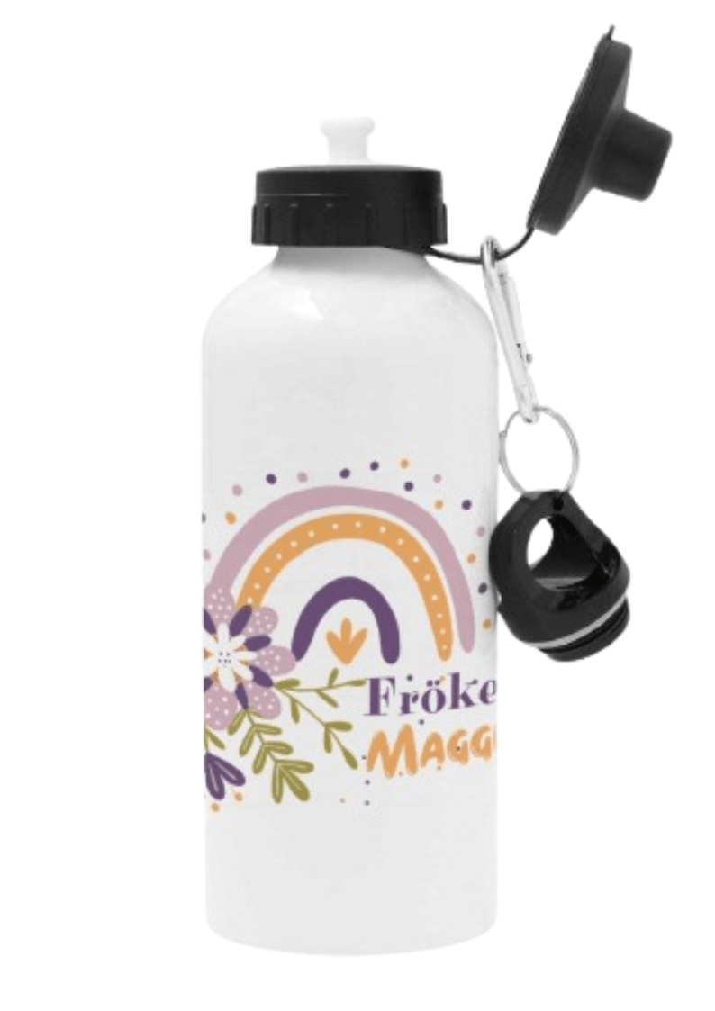 Personlig vattenflaska med namn - Fröken present