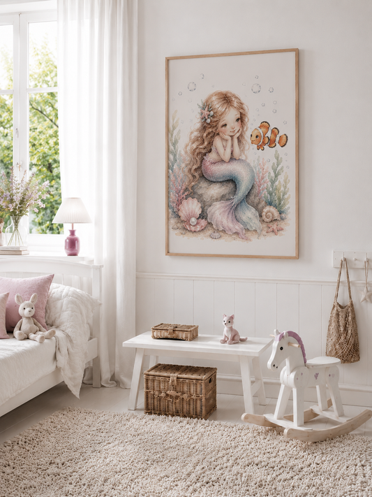 Personalisierte Kinderbilder – Poster fürs Kinderzimmer – Eule