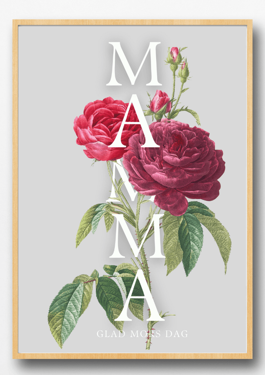 Mors dag poster - Rosor