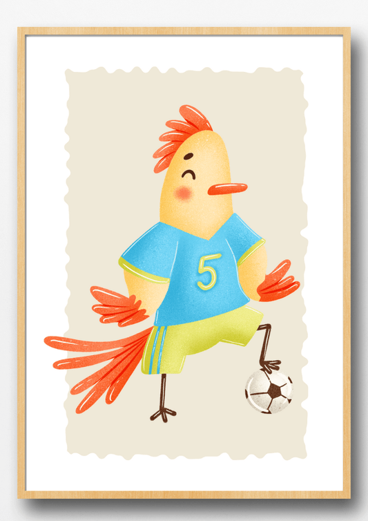 Personliga barntavlor - Posters till barnrummet - Fotboll