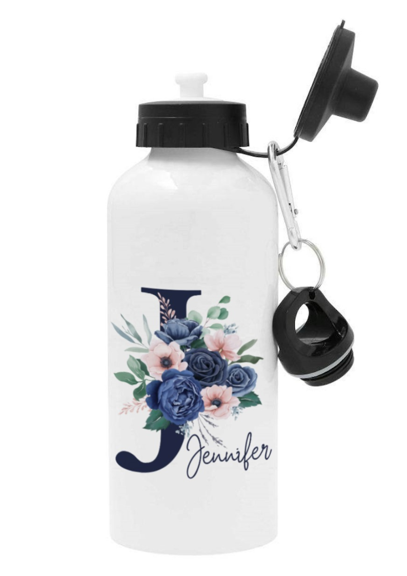 Personlig vattenflaska med namn - Elegant - DalaStil