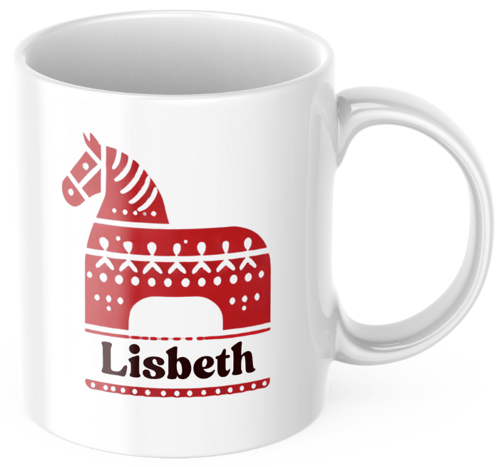 Personlig mugg - Dalahäst symbol