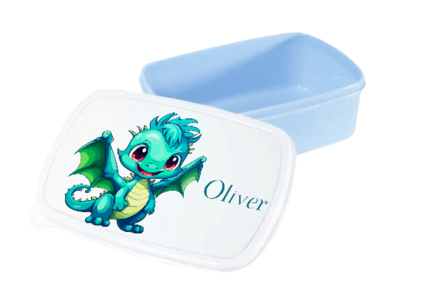 Personlig lunchlåda för barn - matlåda - lunchbox - Drake
