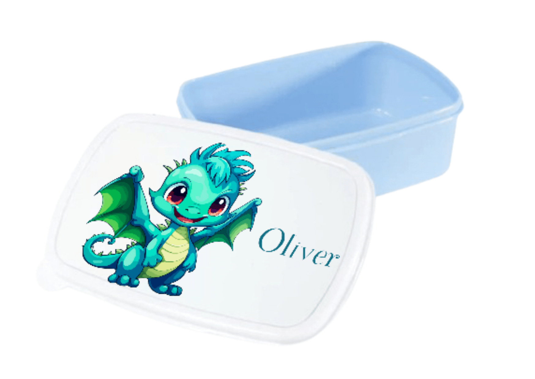 Personlig lunchlåda för barn - matlåda - lunchbox - Drake