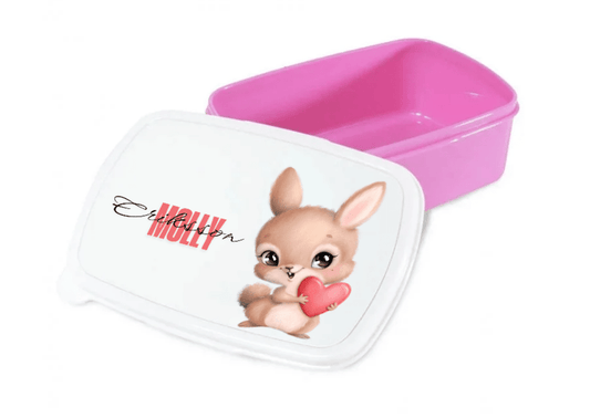 Personlig lunchlåda för barn - matlåda - lunchbox - Kanin