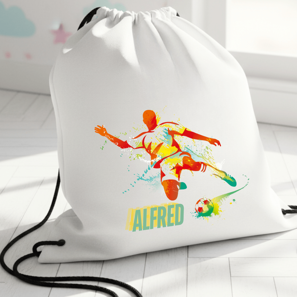 GymnastikpåsarPersonlig Gympapåse med Fotboll - Gymnastikpåse för Barn
