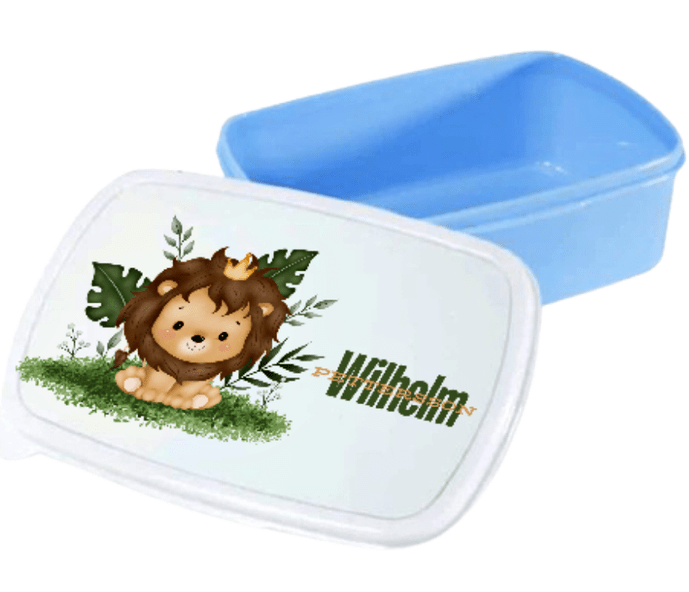 Personlig lunchlåda för barn - matlåda - lunchbox - Vilda Djur