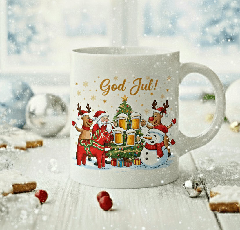 Personlig Julmugg - God Jul Fest
