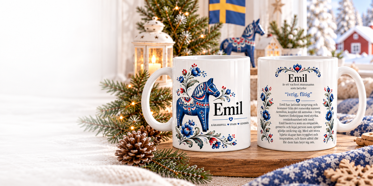 Mugg med namn och betydelse