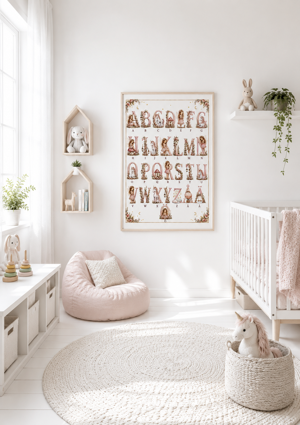 Personalisierte Kinderbilder – Poster fürs Kinderzimmer – Fußball