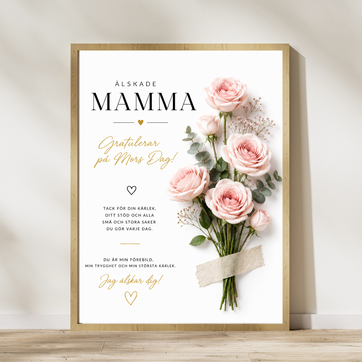 Personalized Mother's Day Poster - Custom and Memorable