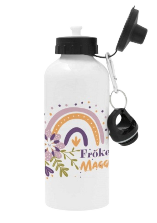 Personlig vattenflaska med namn -Fröken present - DalaStil