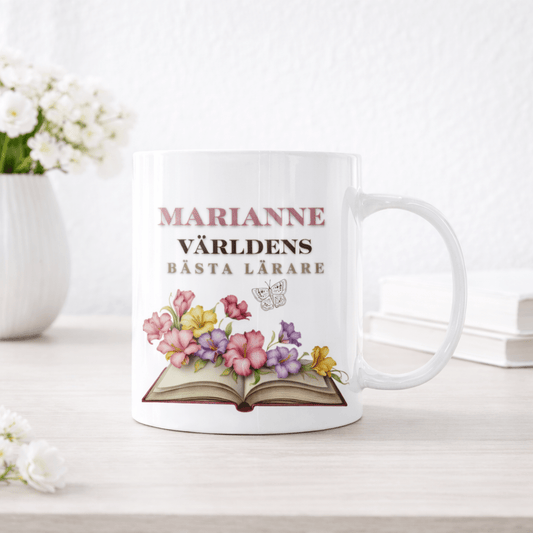 Världens bästa lärare - Personlig mugg