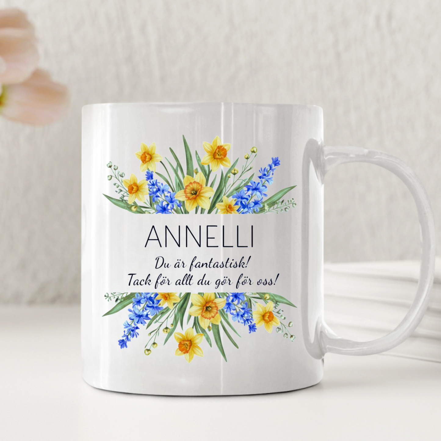 Lärarpresent -Personlig mugg - DalaStil