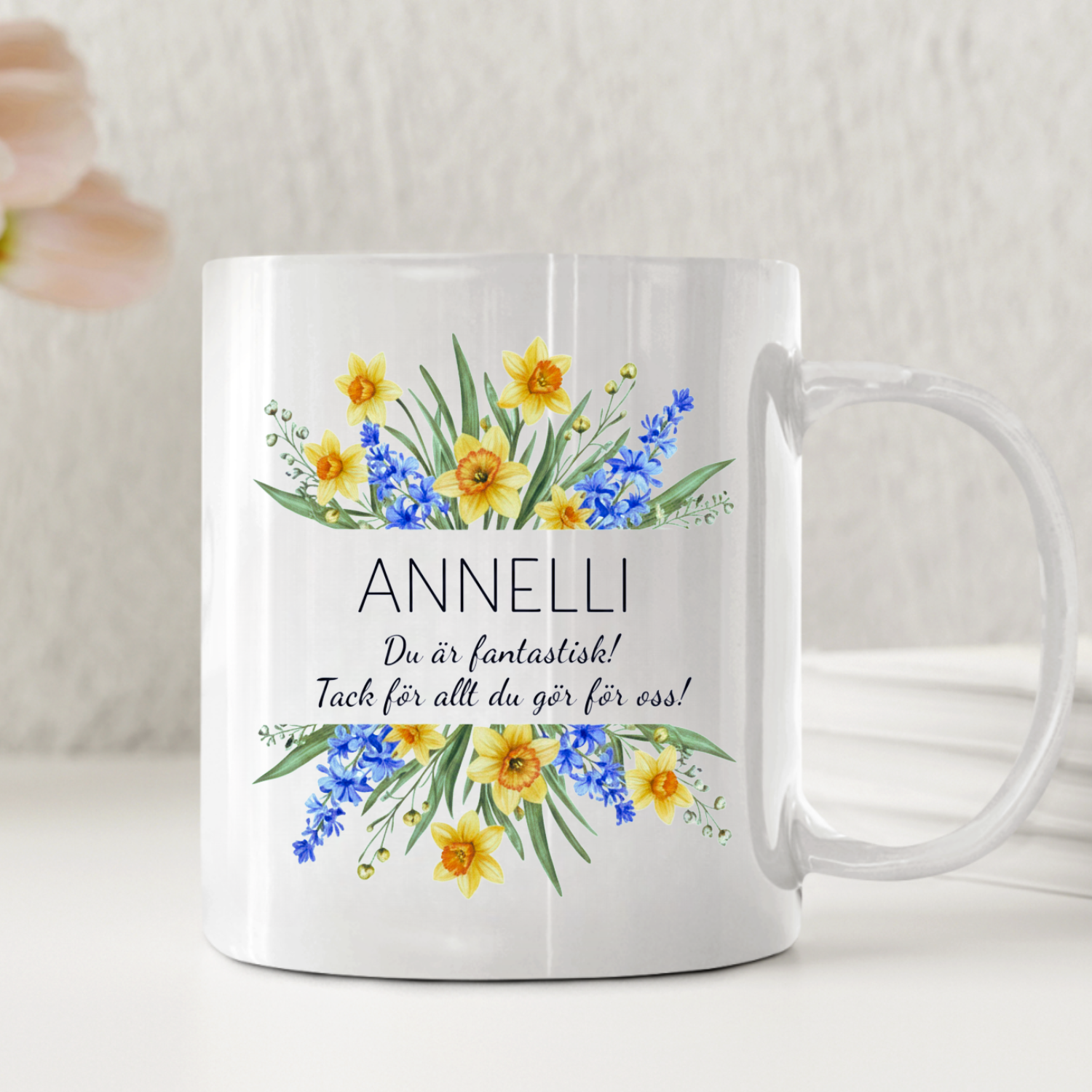 Lärarpresent -Personlig mugg - DalaStil