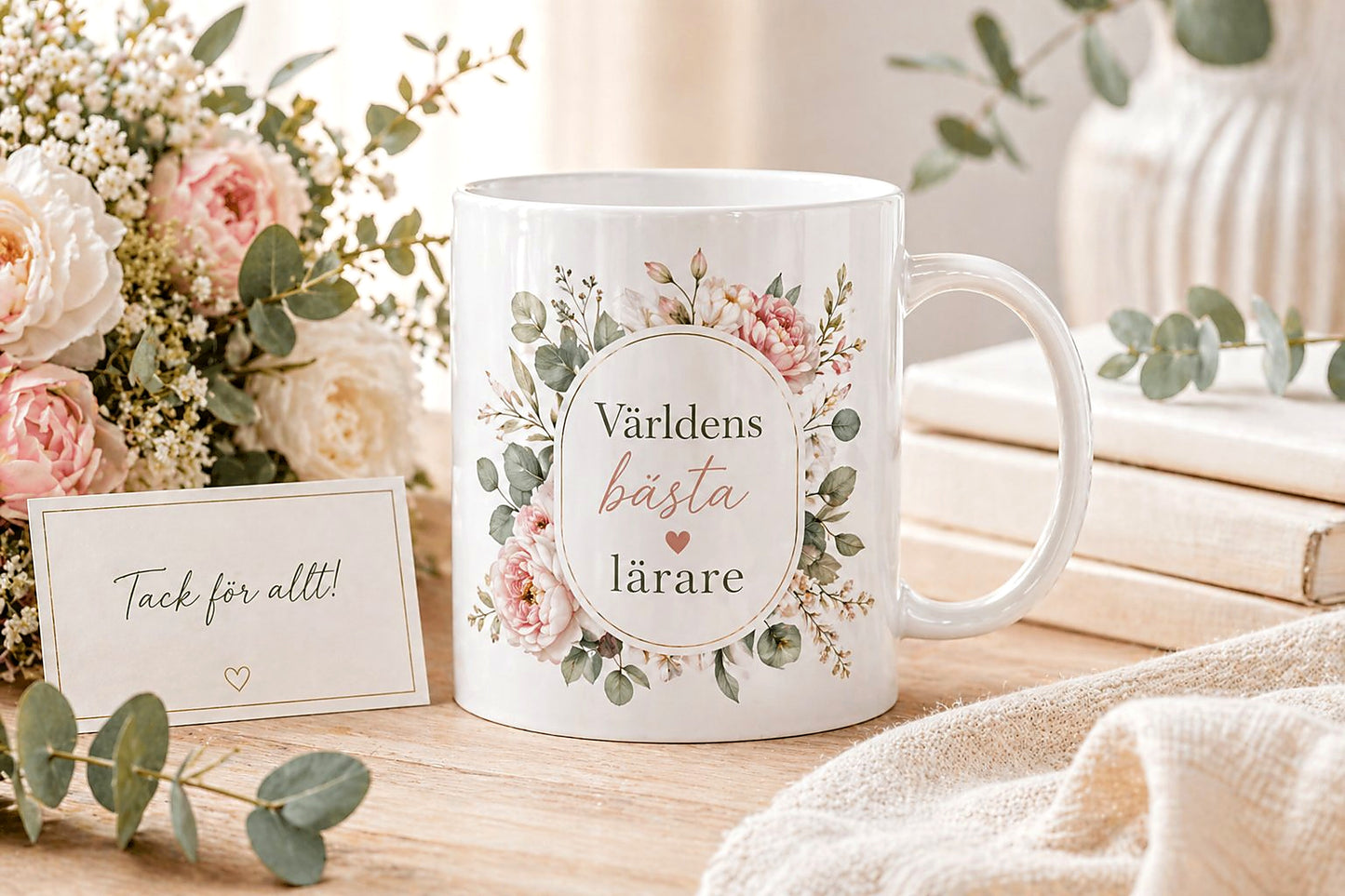 Världens Bästa Lärare - Personlig Mugg – Rosenlund